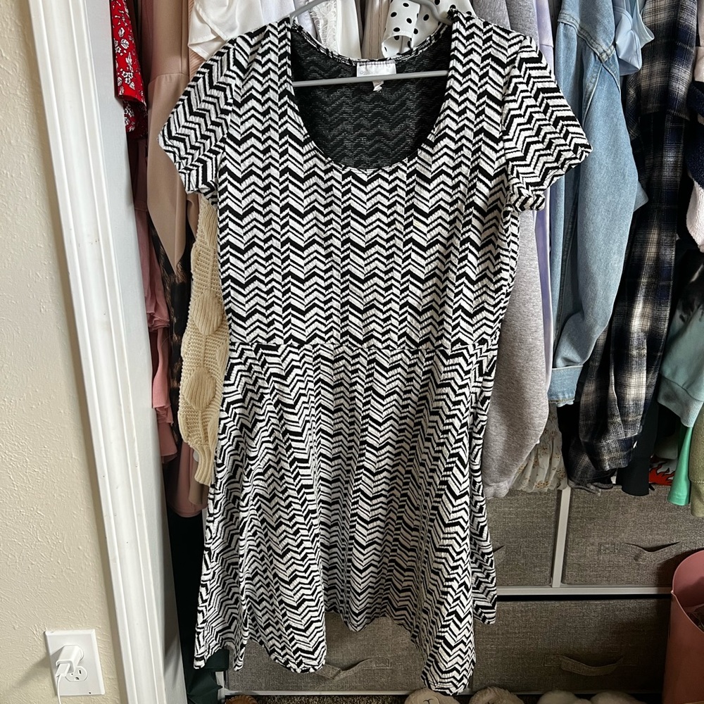 Mini knit dress